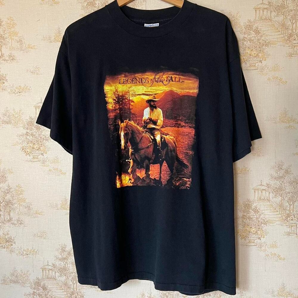 Vintage 90s Legends of the Fall Movie Promo Tee | Brad Pitt | Size XL